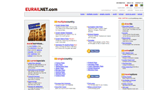Desktop Screenshot of eurailnet.com